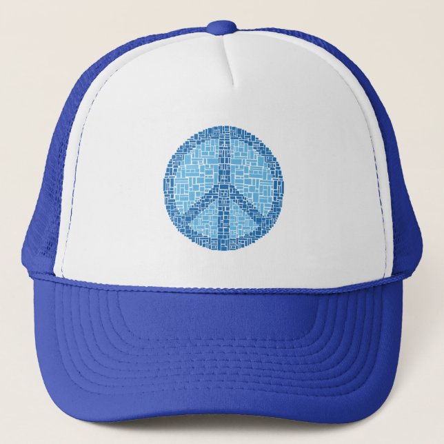 Boné Símbolo de paz (azul) (Frente)