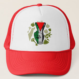 Boné Símbolo do Triângulo Vermelho da Resistência do Si