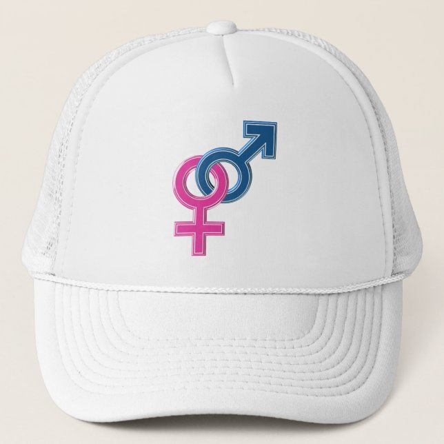 Boné Símbolos masculinos femininos (Frente)