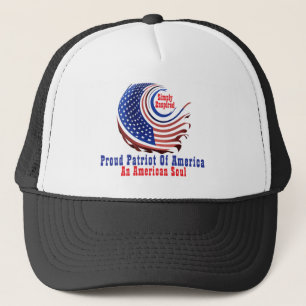 Boné Simplesmente Inspirado Patriota Orgulhoso da Améri