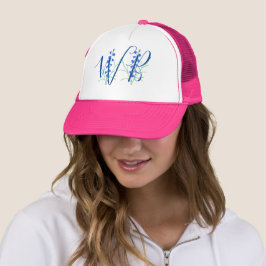Boné Sinais de Campainha Monograma Rosa