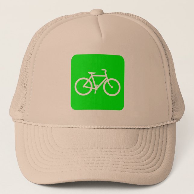 Boné Sinal de Bicicleta - Verde (Frente)