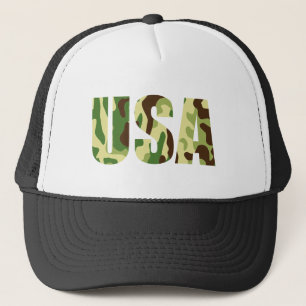 Boné Sinal de camuflagem khaki EUA
