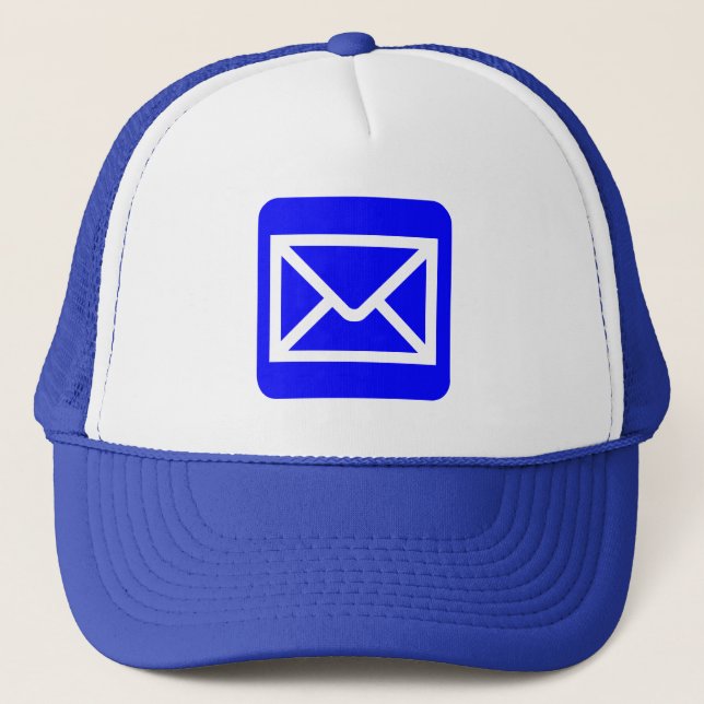 Boné Sinal de envelope - azul (Frente)