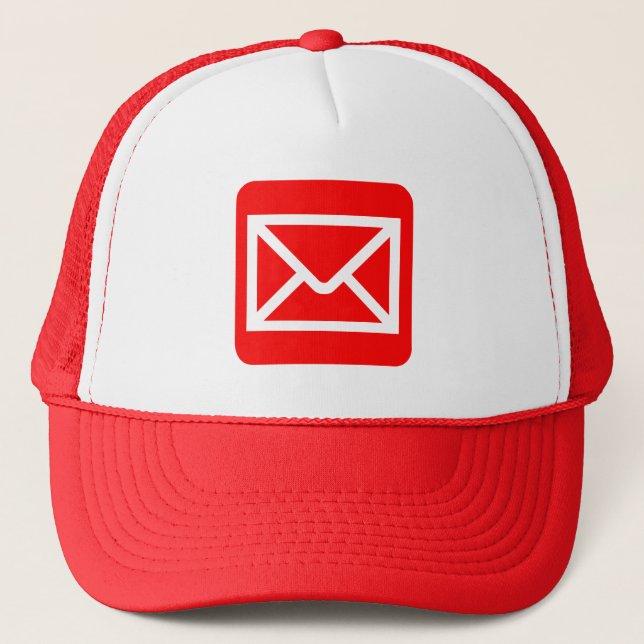 Boné Sinal de envelope - vermelho (Frente)