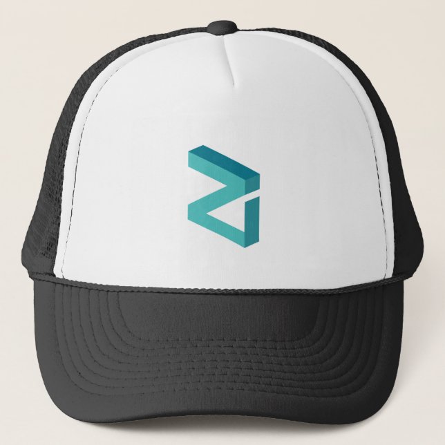 Boné Sinal de Moedas de Criptomoeda legal Zilliqa (Frente)