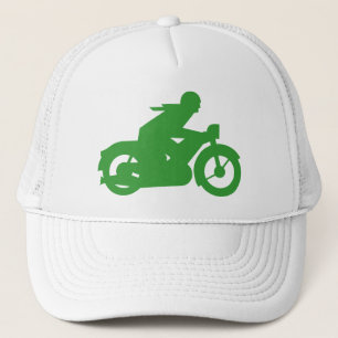 Boné Sinal de Motobiker Verde