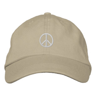 Boné Sinal de paz branco Hat