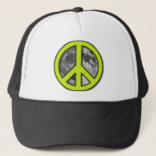 Boné Sinal de Paz de Lua Verde