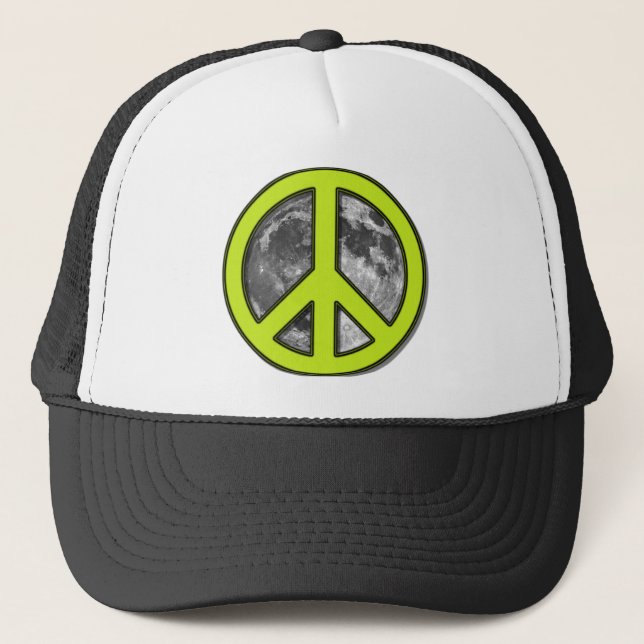 Boné Sinal de Paz de Lua Verde (Frente)