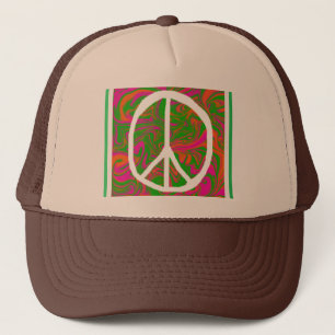 Boné Sinal de Paz Hat de Trucker