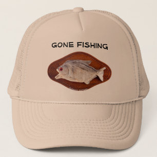 Boné Sinal de pesca ido no chapéu