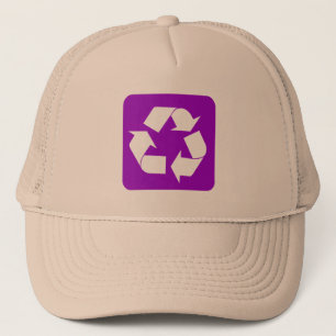 Boné Sinal de reciclagem - Roxo