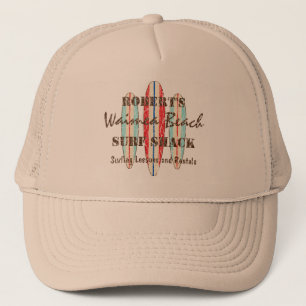 Boné Sinal de surf Monograma desolado Painéis surfboard