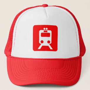Boné Sinal de trem - Vermelho
