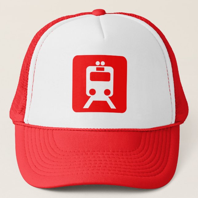 Boné Sinal do trem - Vermelho (Frente)
