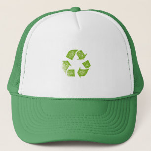 Boné sinal verde reciclar