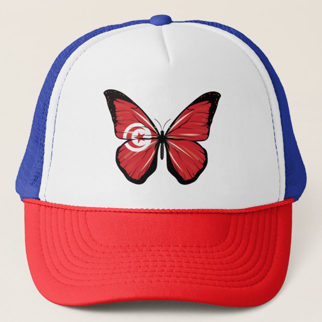 Boné Sinalizador da Borboleta Tunísia (Frente)