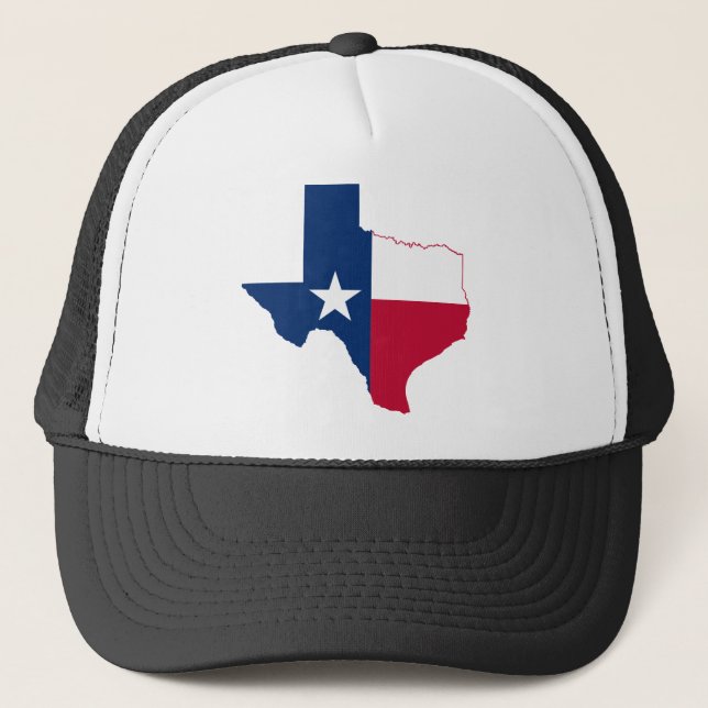 Boné Sinalizador de mapa do Texas (Frente)