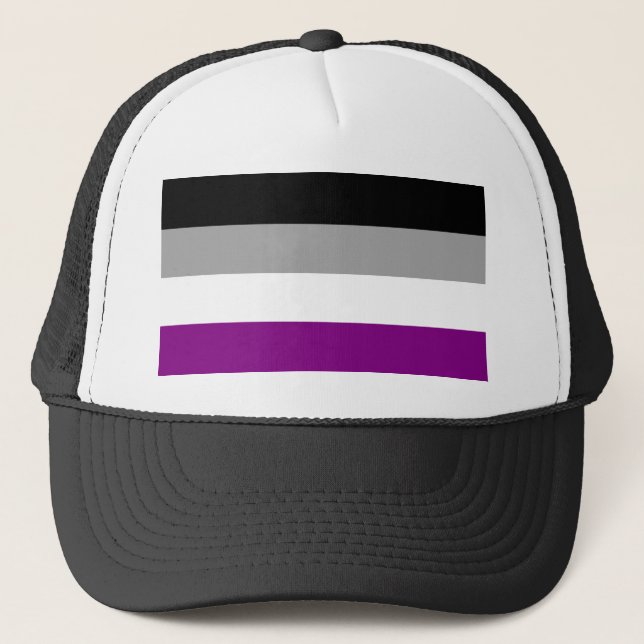 Boné Sinalizador de Orgulho Asexual (Frente)