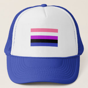 Boné Sinalizador do Orgulho Genderfluido