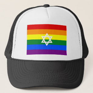 Boné Sinalizador do Orgulho Judaico gay