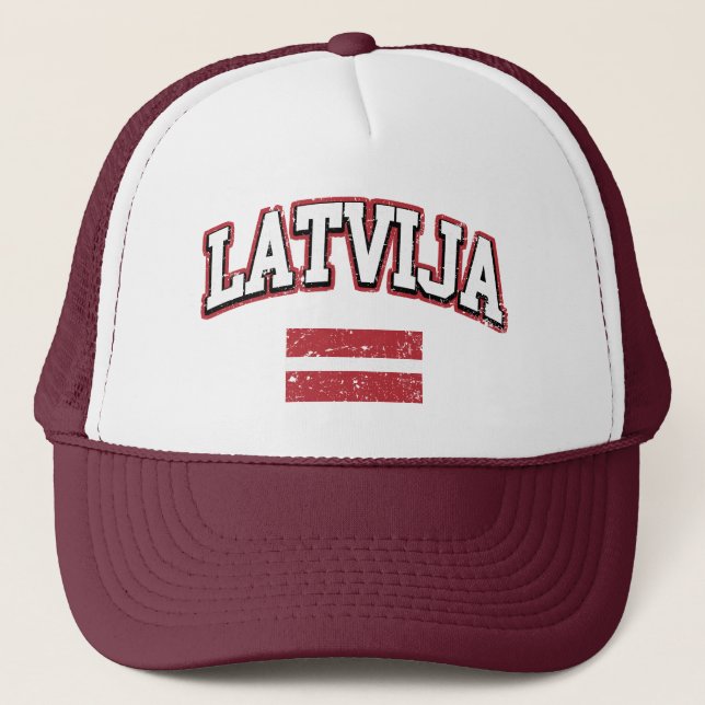 Boné Sinalizador Latvija (Frente)