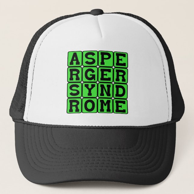 Boné Síndrome de Asperger, Condição Médica (Frente)