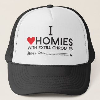 Boné Síndrome de Down: Eu amo homies com chromiesTM