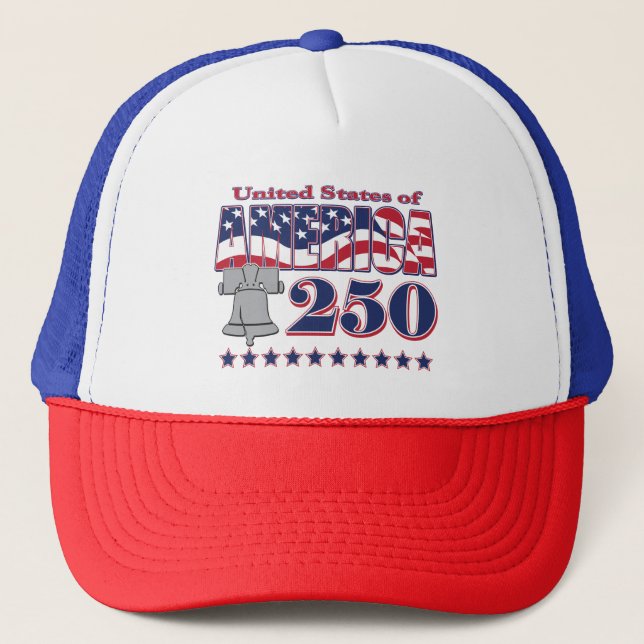 Boné Sino de Liberdade da América 250 (Frente)
