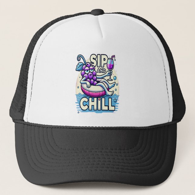 Boné Sip E Chill Trucker Hat (Frente)