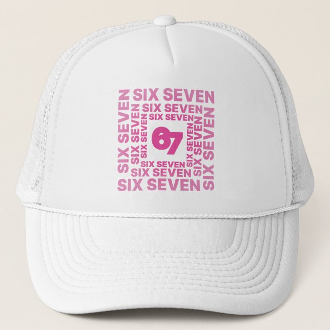 Boné Six Seven 67 Pink Graphic  (Frente)