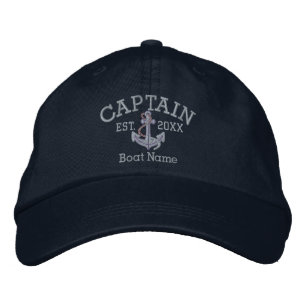 Boné Skipper com Âncora Personalizada