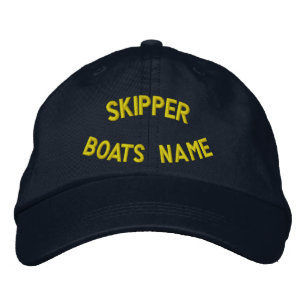 Boné Skipper Personalizado com o nome do seu barco