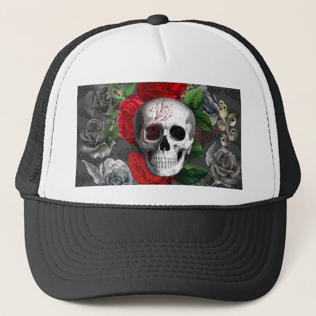 Boné Skull Trucker Hat (Frente)