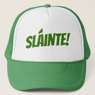 Boné Sláinte - Chapéu do camionista do Dia de São Patrí