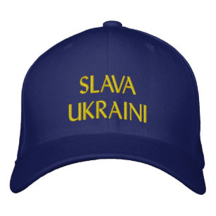 Boné SLAVA UKRAINI "Glory to Ucrânia" Blue and Yellow