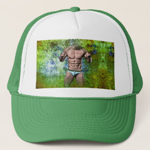 Boné SlipperyJoe's homem adulto altamente musculoso sem