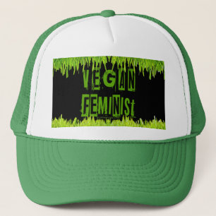 Boné SlipperyJoe's vegan feminista chamativa br