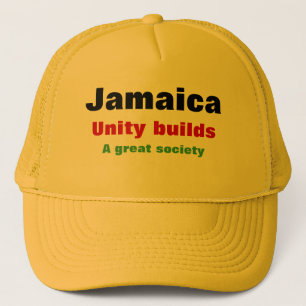 Boné Slogan de unidade da Jamaica