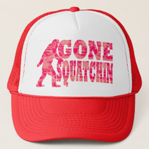 Boné Slogan vermelho ido do texto do squatchin