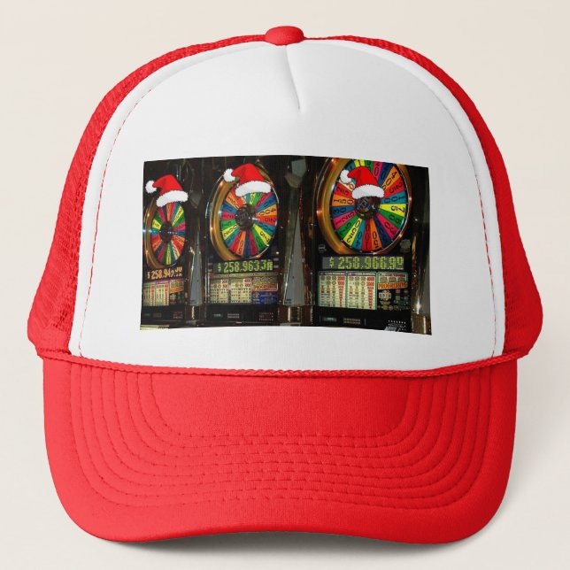 Boné Slots de Natal de Las Vegas (Frente)
