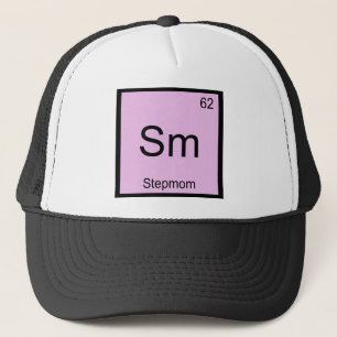 Boné Sm - Madrasta Camiseta do Símbolo do Elemento Quím