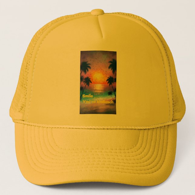 Boné Smile... You're at the Beach – Chill Summer Cap (Frente)