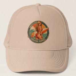 Boné Smooth Ride Coastal Supply | Gráfico de Pin-up de 