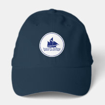 "Smooth Sailing, Bright Adventures" Sailboat Cap