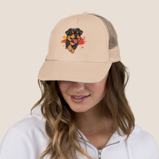 Boné Snapback de Grafite de Puppy para Reprodução - Pin