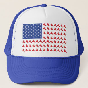 Boné Snowboarder-Patriotic-USA-Flag