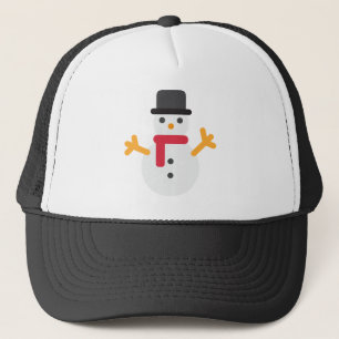 Boné snowman emoji de natal