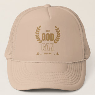 Boné Só Deus pode me julgar cristão inspirador